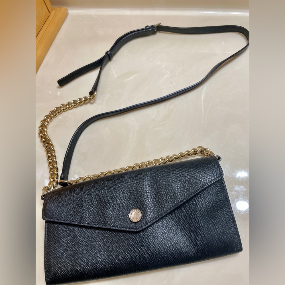 Michael Kors Crossbody wallet purse Black